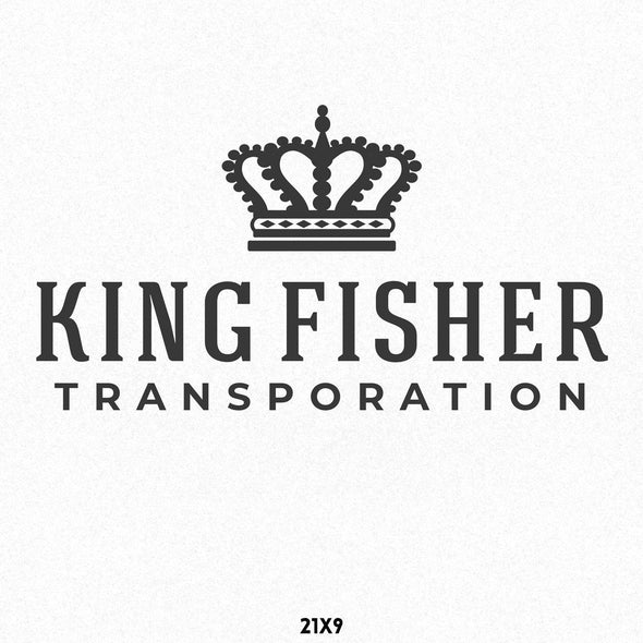 Company Name Truck Decal with Crown 