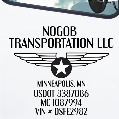 Custom Order for NOGOB TRANSPORTATION LLC