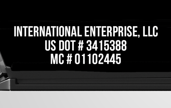 Custom Order for International Enterprise, LLC