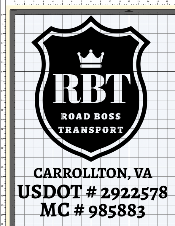 Custom Order for RBT Transport