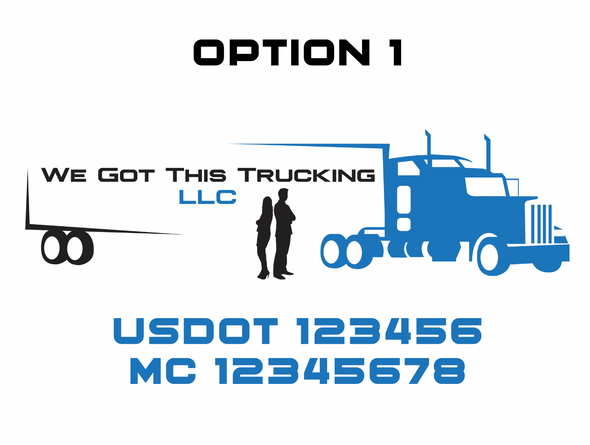 Custom Order for We Got This Trucking LLC