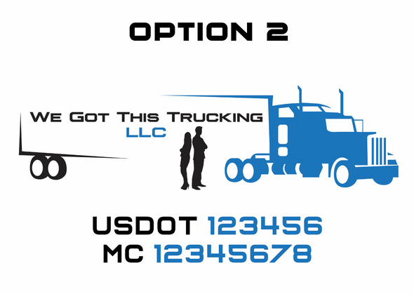 Custom Order for We Got This Trucking LLC