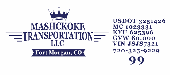 Custom Order for Maschkoke Transportation