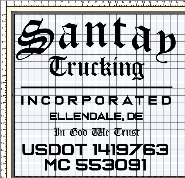 Order for Santay Trucking 2