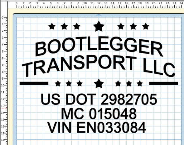 Custom Order for Bootlegger Transport