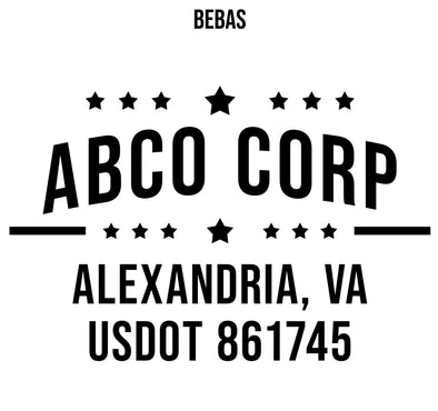 Custom Order for Abco Corp