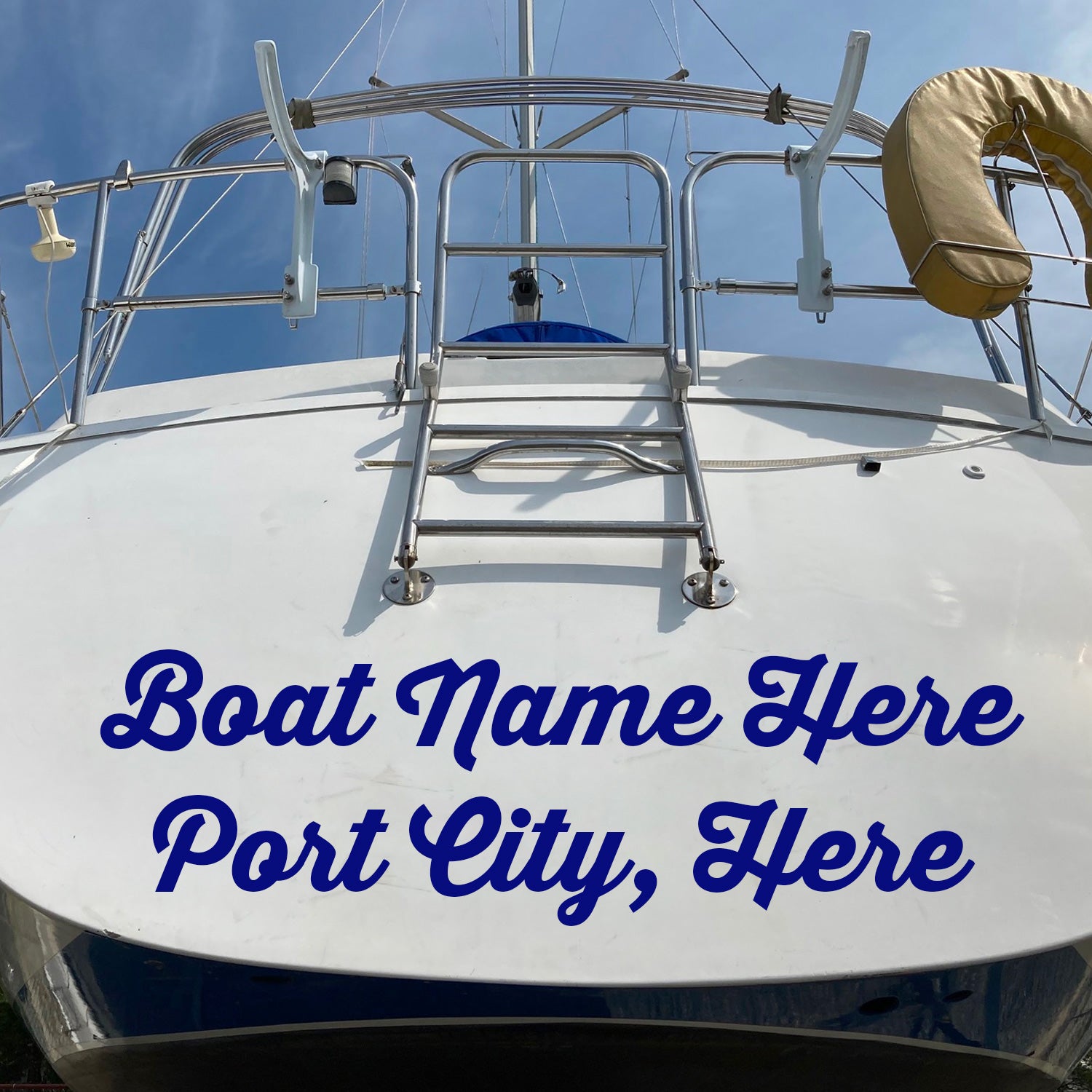 Custom Boat Decals – Boat Lettering – Boat Personalized Decals