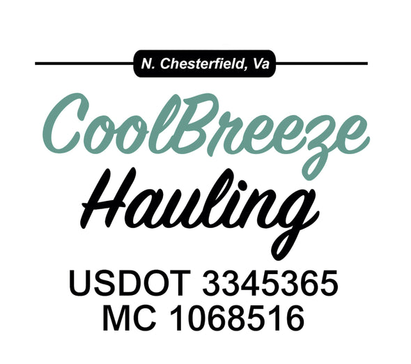 Custom Order for CoolBreeze Trucking 6