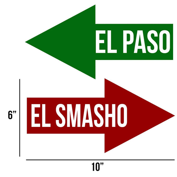 El Paso El Smasho Decal