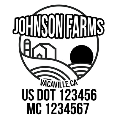 company name farm , barn and US DOT