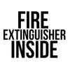 fire extinguisher inside decal