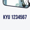 KYU Number Decal