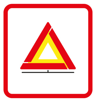 DOT Approved Road Safety Warning Triangle