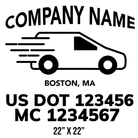 company name moving semitruck