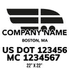 company name moving truck lines