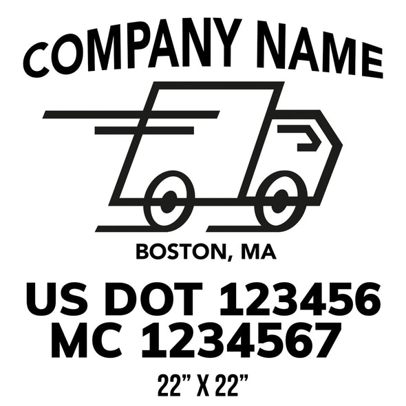 company name moving truck