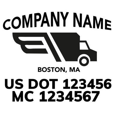 company name truck wing