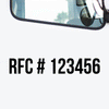 rfc number decal