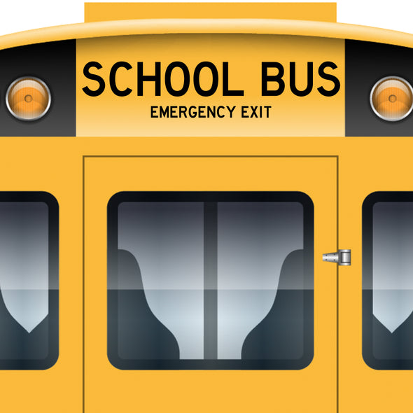 School Bus CAP Back Lettering Decal Sticker