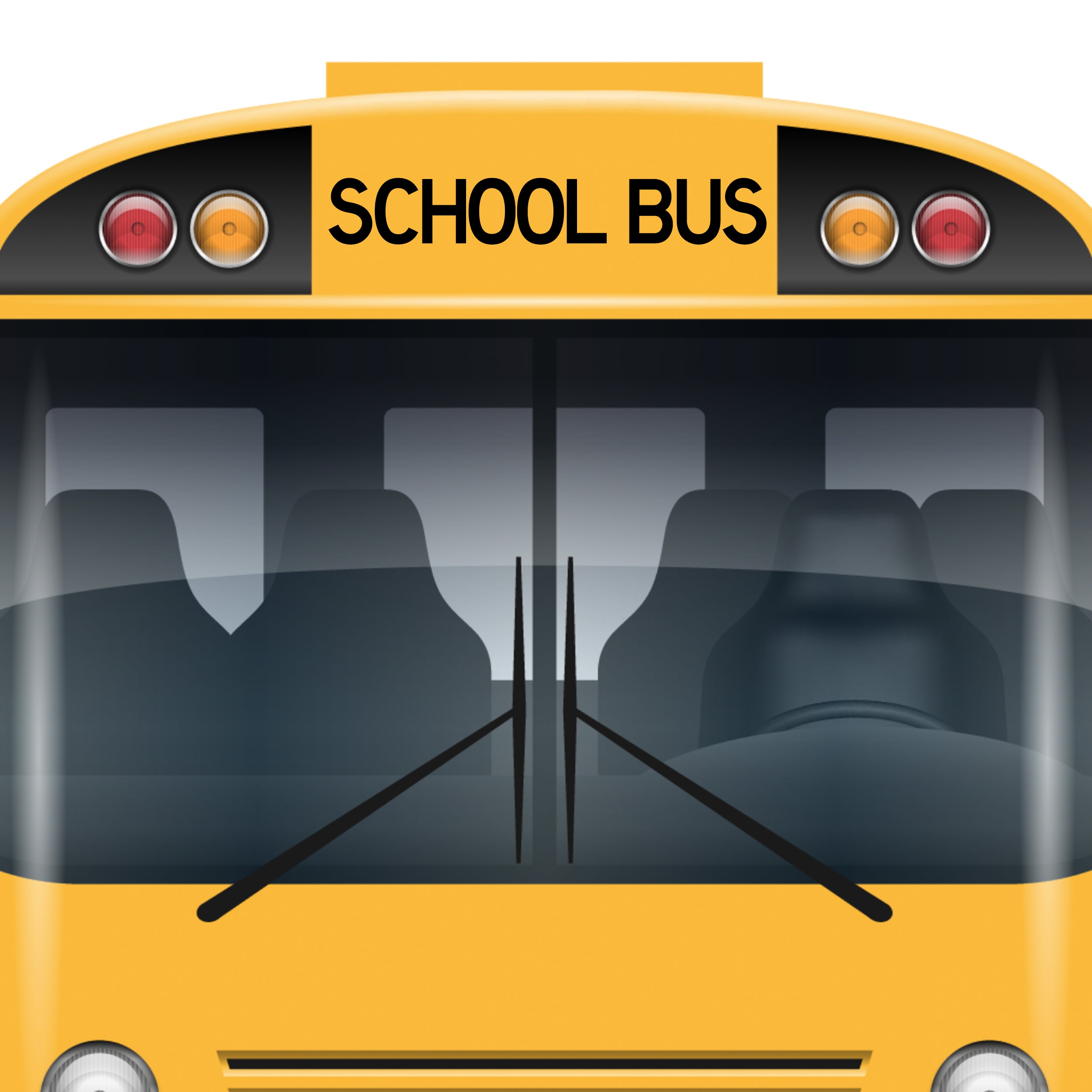 School Bus CAP Lettering Decal Sticker – US Decals