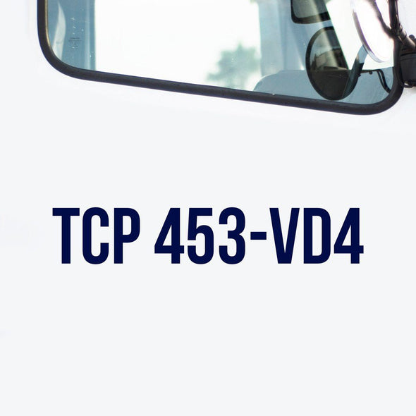 TCP Vehicle Decal Sticker