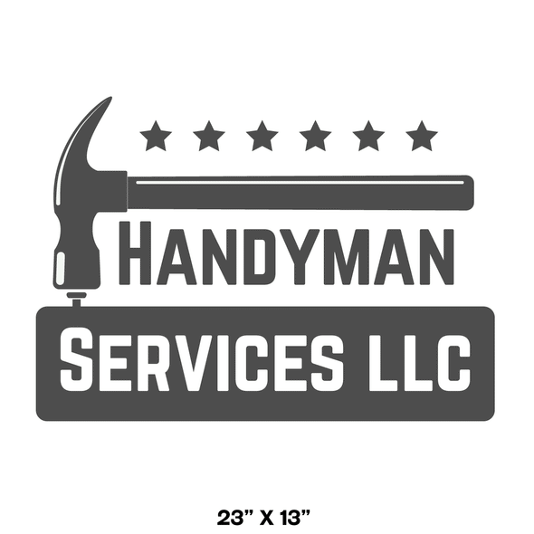 handyman truck door decal