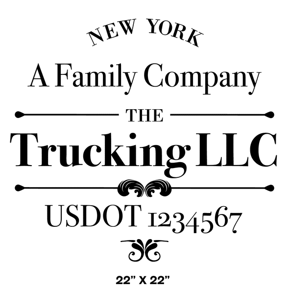 usdot truck lettering company business