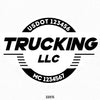 trucking company with usdot & mc decal sticker