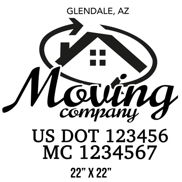 company name moving house arrow US DOT