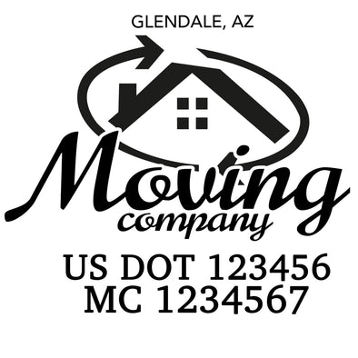 company name moving house arrow US DOT