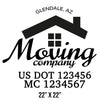 company name moving roof US DOT
