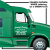 trucking company name with usdot mc gvw decal sticker