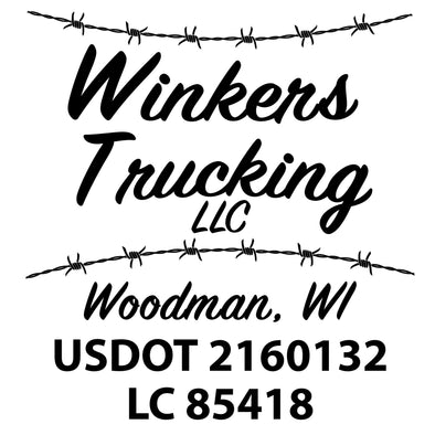 Custom Order for Winkers Trucking